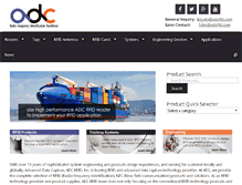 Tablet Screenshot of adcrfid.com